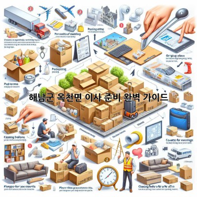 해남군 옥천면 이사 준비 완벽 가이드!