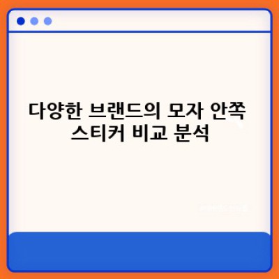 모자 안쪽 스티커: 모든 궁금증 해결! 종류, 활용법, 효과까지 완벽 가이드