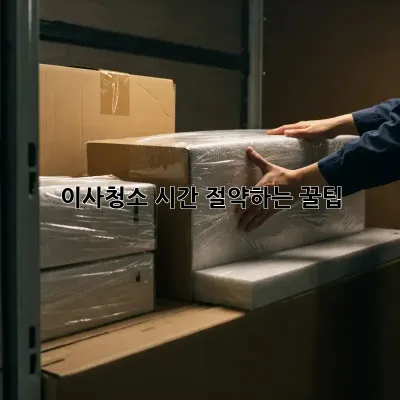 이사청소, 시간 절약하는 꿀팁!