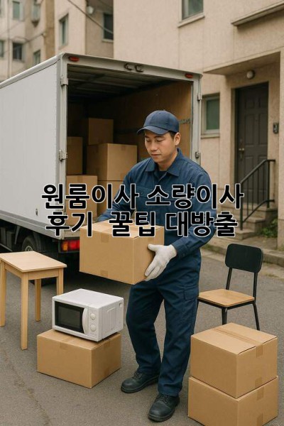 #원룸이사 #소량이사 후기 & 꿀팁 대방출! 📦💰