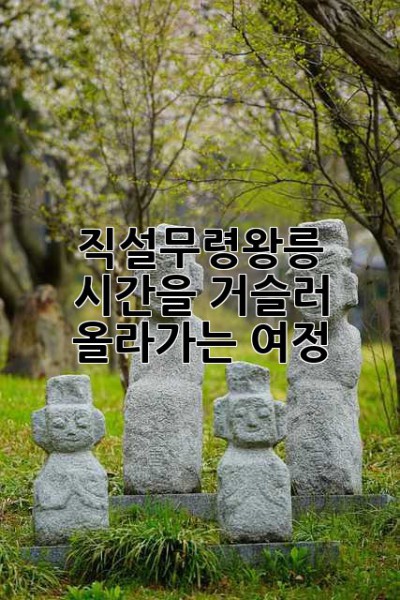 직설무령왕릉, 시간을 거슬러 올라가는 여정